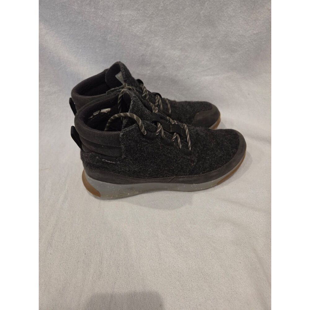 Chaco Borealis Ledge Waterproof Boots Gray Wool Chukka Gorpcore size 10